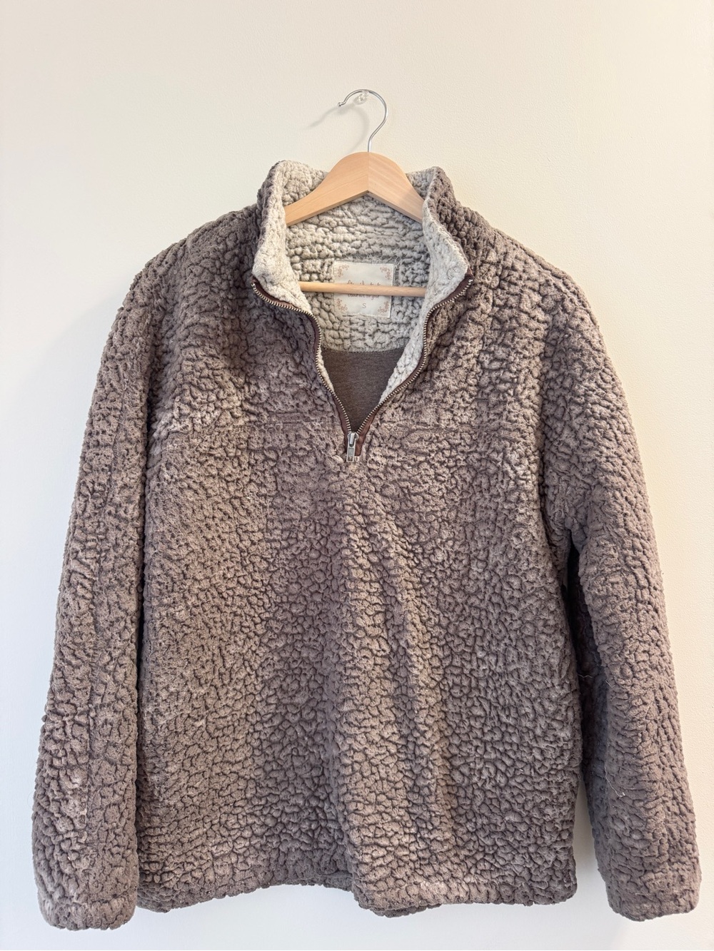 Altar’d State Sherpa Quarter-Zip Pullover - Small